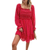 Image of Lady Temperament Polka Dot Dress Shopping