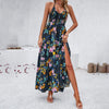 Image of Women's Holiday Printing Slip Dress Shopping