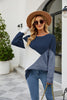 Image of Round Neck Multicolor Women's Knitwear Loose Shopping