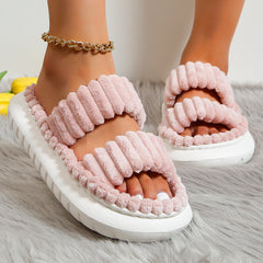 Soft And Comfortable Lamb Wool Women's Cotton Slippers Shopping