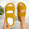 Image of Soft And Comfortable Lamb Wool Women's Cotton Slippers Shopping