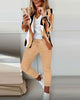 Image of Fashion Printed Long-sleeved Cardigan Casual Small Suit Shopping