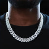 Image of Box Buckle 14mm Bar Cuban Link Chain Shopping