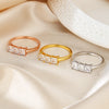 Image of Female Niche Zircon 925 Silver Ring Shopping