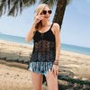 Image of Cutout Sling Blouse Vest Women's Clothing Shopping