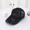 Image of Solar Charging Belt Fan Hat Men And Women Breathable Mesh Sun Protection Shopping