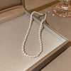 Image of Women's All-match Stitching Love Pearl Necklace Shopping