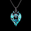 Image of Domineering Line Winder Noctilucent Necklace Vintage Pendant Niche Design Shopping