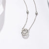 Image of Mobius Three-second Smart 925 Sterling Silver Necklace For Women Shopping