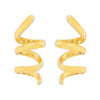 Image of Alloy Spiral Personalized Earrings Simple Design Shopping