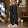 Image of American Fashion Brand Workwear Men's Spring And Autumn Loose Straight Wide-leg Pants Shopping