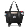 Image of Large Capacity Travel Bags Dry Wet Separation Expansion Double Layer Luggage Totes Women Shopping