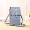 Image of Simple Transparent Touch Screen Phone Crossbody Bag Shopping