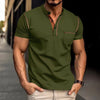 Image of Men's Short-sleeved Quick-dry Casual Polo Shirt Shopping