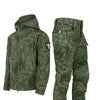 Image of Ruins Russian Camouflage Shark Skin Shell Jacket Suit Fleece-lined Waterproof Tactical Suit Shopping