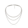 Image of Punk Geometric Snake Bones Chain Multi-layer Necklace Shopping