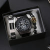 Image of Men's Super Running Racing Steel Belt Sports Suit Quartz Watch Shopping