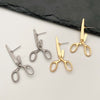 Image of Creative Fashion Jewelry Retro Scissors Ear Studs Female Niche Shopping