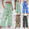 Image of Women's Elegant Printed Loose Trousers Shopping