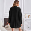 Image of Half Turtleneck Pullover Fashion Mid-length Dress Shopping