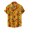 Image of Summer Men's Hawaiian 3D Digital Printing Shirt Short Sleeve Shopping