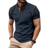 Image of Men's Short-sleeved Quick-dry Casual Polo Shirt Shopping