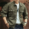 Image of High-grade Overalls Loose American Retro Lapels Jacket Shopping