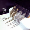 Image of Fashion Temperamental Tassels Stud Earrings For Women Shopping