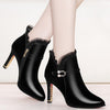 Image of Women's Fashion All-matching High Heel Boots Shopping