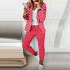 Image of Fashion Printed Long-sleeved Cardigan Casual Small Suit Shopping