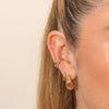 Image of Entry Lux Special-interest Design Cold Wind XINGX 18K Gold Copper Ear Clip Shopping