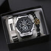 Image of Men's Super Running Racing Steel Belt Sports Suit Quartz Watch Shopping