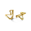 Image of S925 Sterling Silver Ear Clip Wave Pattern Cold Style Shopping