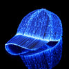 Image of Luminous Baseball Cap Korean New Breathable LED Light Fiber Fluorescent Cap Outdoor Sun-poof Peaked Cap Cross-border Shopping