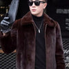 Image of Mink Men's Fur Mink Fur Coat Shopping