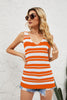 Image of Women's Fashion Striped Sweater Color Matching Shopping