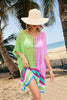 Image of Women's Patchwork Hollow Beach Dress Loose Plus Size Shopping