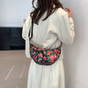 Image of Big Flower Ethnic Crossbody Bag For Women Shopping