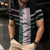 Image of Men's Fashion Plaid Short-sleeved Top Shopping