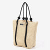 Image of Simple Large Capacity One Shoulder Hollow Out Woven Bag Shopping