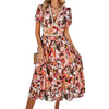 Image of Women's Clothing Holiday Floral Print Dress Shopping