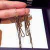 Image of Fashion Temperamental Tassels Stud Earrings For Women Shopping