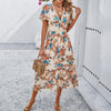 Image of Women's Clothing Holiday Floral Print Dress Shopping