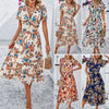 Image of Women's Clothing Holiday Floral Print Dress Shopping