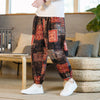 Image of Men's Floral Loose Sports And Leisure Wide Leg Pants Shopping