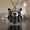 Image of Nordic Viking Brown Bear Head Pendant Necklace Shopping