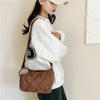 Image of Fashionable Stylish Diamond Embroidery Thread Street Trendy Crossbody Bag Shopping