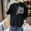 Image of Round Neck Bottoming Shirt Ins Casual Sweatshirt Loose Shopping