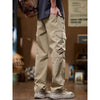 Image of American Fashion Brand Workwear Men's Spring And Autumn Loose Straight Wide-leg Pants Shopping