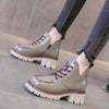 Image of Women's Fashion Retro All-match Ankle Boots Shopping